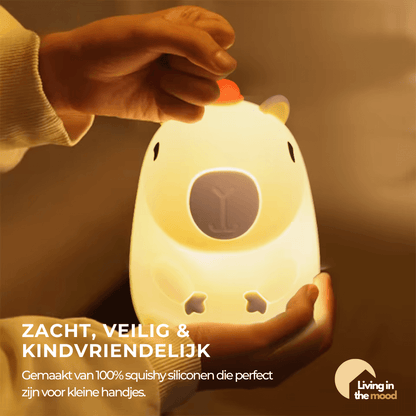 Capybara Lampje: USB-oplaadbaar nachtlampje voor kinderen, al door duizenden geliefd – bestel nu, beperkte oplage!
