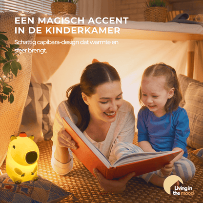 Capybara Lampje: USB-oplaadbaar nachtlampje voor kinderen, al door duizenden geliefd – bestel nu, beperkte oplage!